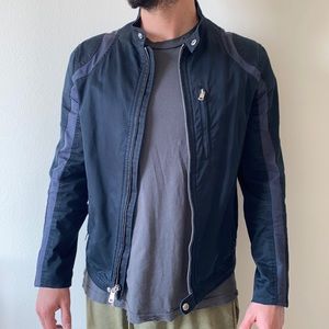 Armani Exchange bomber/moto Jacket